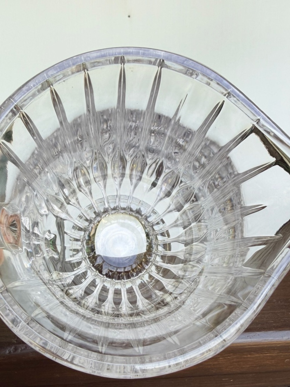Mikasa Park Lane Crystal Footed Pitcher - Picture 4 of 4